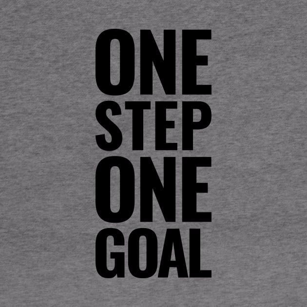 One step. One goal. by Magicform